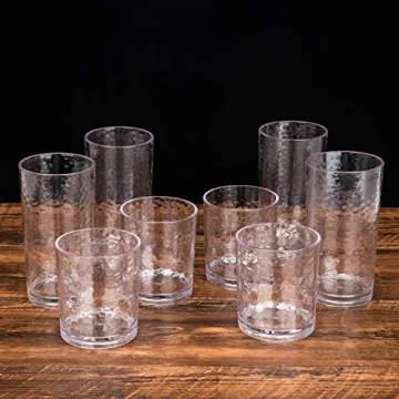 KX-WARE 20oz Acrylic Tumblers Set of 6 for Any Occasion