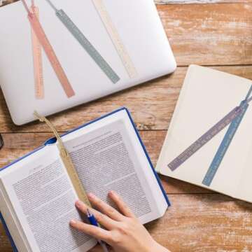 Skyygemm 10 Pcs Christian Bookmarks for Women Leather Bookmarks Handmade Bible Bookmarks Christian Gifts for Women Book Lovers Readers Church Book Club(Pastel)