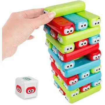 wonuu Timber Tower Block Stacking Game for Kids