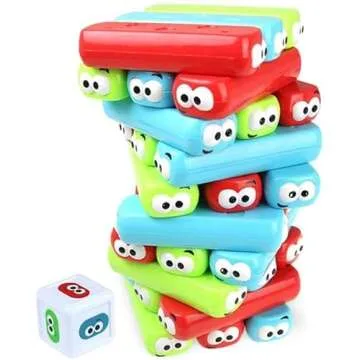 wonuu Timber Tower Block Stacking Game for Kids