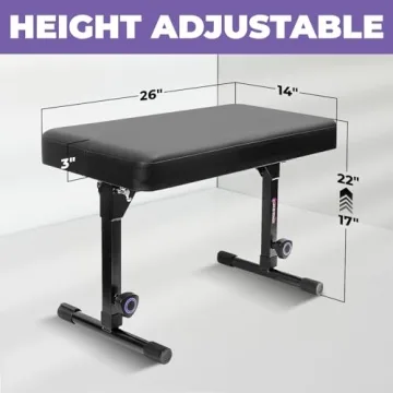 Adjustable Foldable Piano Bench for Musicians