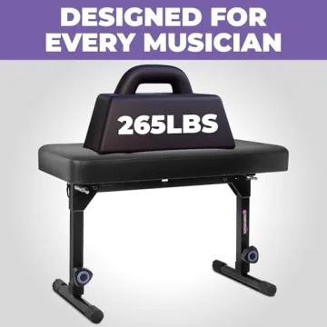 Adjustable Foldable Piano Bench for Musicians