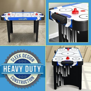 Buy SereneLife 48 inch Air Hockey Table with Scoreboard