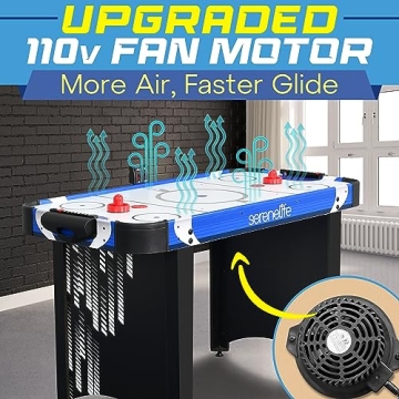 Buy SereneLife 48 inch Air Hockey Table with Scoreboard