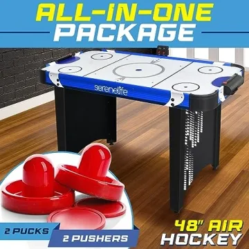 Buy SereneLife 48 inch Air Hockey Table with Scoreboard