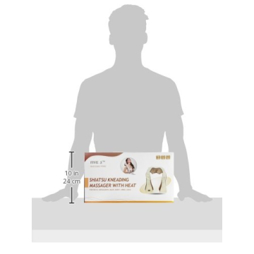 FIVE S Shiatsu Neck and Back Massager with Heat