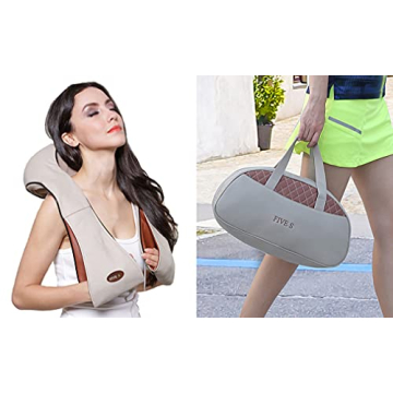 FIVE S Shiatsu Neck and Back Massager with Heat