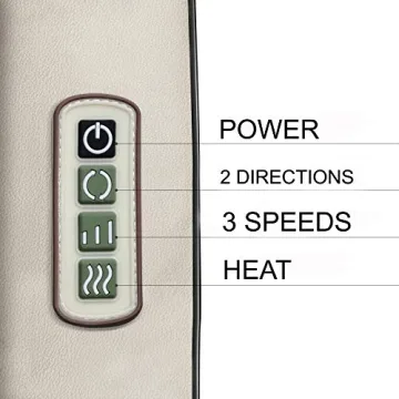 FIVE S Shiatsu Neck and Back Massager with Heat