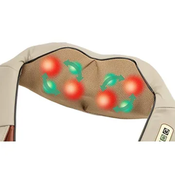 FIVE S Shiatsu Neck and Back Massager with Heat