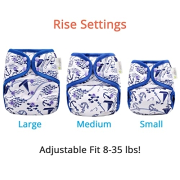 OsoCozy Adjustable Cloth Diaper Covers for All Babies