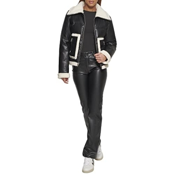 Levi's Women's Faux Fur Puffer Jacket - Stylish & Warm