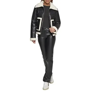 Levi's Women's Faux Fur Puffer Jacket - Stylish & Warm