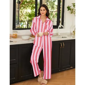 Luxury Ekouaer Silk Satin Pajama Set for Elegant Comfort