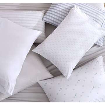 Tommy Bahama - King Sheets, Cotton Percale Bedding Set, Crisp & Cool, Stylish Home Decor (Cool Zone White, King)