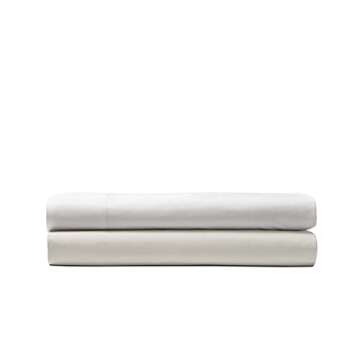 Tommy Bahama - King Sheets, Cotton Percale Bedding Set, Crisp & Cool, Stylish Home Decor (Cool Zone White, King)