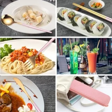 Stylish AARAINBOW 8-Piece Portable Utensil Set