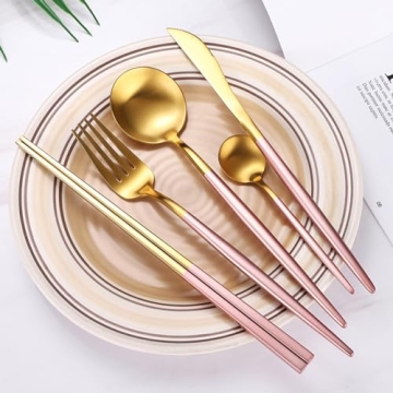 Stylish AARAINBOW 8-Piece Portable Utensil Set