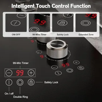36 Inch Electric Cooktop with 5 Burners by Karienvir