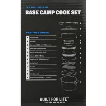 Stanley Adventure Camp Set for 4| 21 Pcs Nesting Cookware