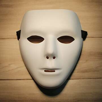 Jabbawockeez Hip-hop Mask for Halloween Cosplay Costume Party - White