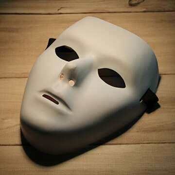 Jabbawockeez Hip-hop Mask for Halloween Cosplay Costume Party - White