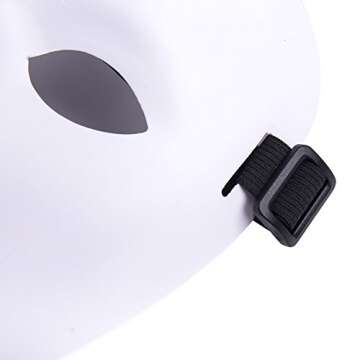 Jabbawockeez Hip-hop Mask for Halloween Cosplay Costume Party - White