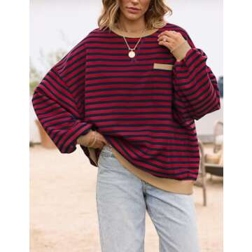 Oversized Trendy Sweatshirt for Women | TARSE
