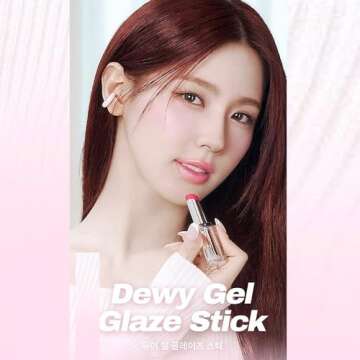WAKEMAKE Dewy Gel Glaze Stick [03 Coolish Berry] Lip Pencil Set, Cooltone Lip Gloss/Made In Korea 0....