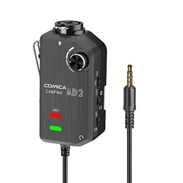 Elevate Your Audio with COMICA LINKFLEX AD2 Preamp Adapter for Cameras and Mobile Devices