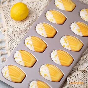 CHEFMADE 12-Cavity Non-Stick Madeleine Cake Pan