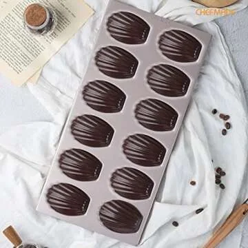 CHEFMADE 12-Cavity Non-Stick Madeleine Cake Pan
