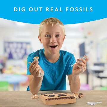 Mega Fossil Dig Kit - Excavate Dinosaur Bones & More
