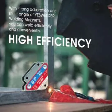 YESWELDER 25 LB Welding Magnet-4 Pieces of Magnetic Welding Holder 25 LBS Holding Power Welding Accessories
