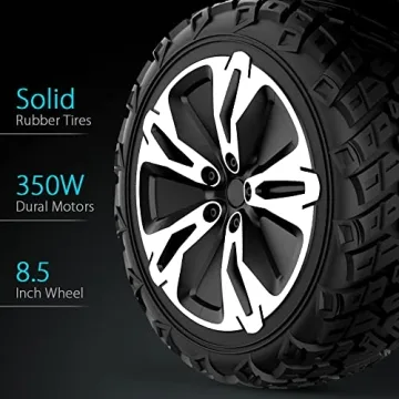 Gyroor Warrior 8.5" Hoverboard with Bluetooth and LED Lights