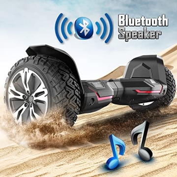 Gyroor Warrior 8.5" Hoverboard with Bluetooth and LED Lights