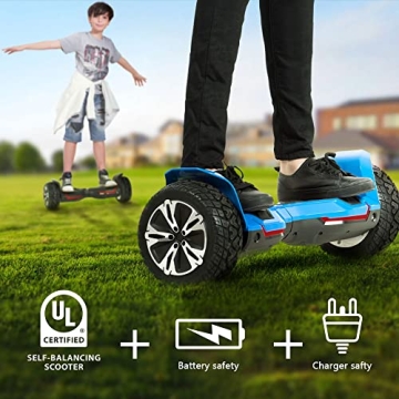 Gyroor Warrior 8.5" Hoverboard with Bluetooth and LED Lights