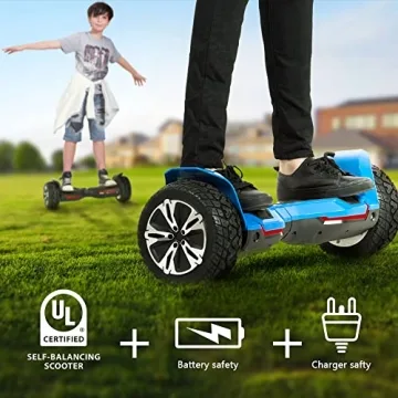 Gyroor Warrior 8.5" Hoverboard with Bluetooth and LED Lights