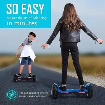 Gyroor Warrior 8.5" Hoverboard with Bluetooth and LED Lights