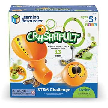 Learning Resources Crashapult STEM Challenge: Fun with Physics and Creativity for Ages 5+