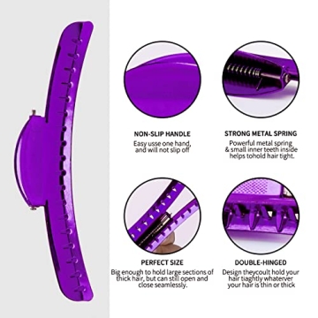 Vintage Metal Finger Wave Hair Clips Clamps - 12PCS