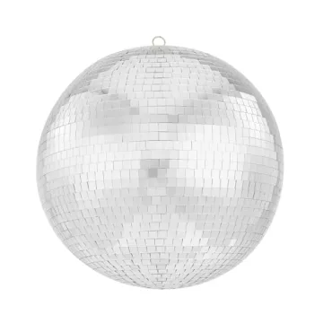 VEVOR Mirror Disco Ball, 16 Inch Party Mirror Ball with Hanging Ring, Large Lightning Disco Ball Party Decorations, Ideal for DJ Club, Stage, Wedding, Birthday, Christmas, New Years Celebration