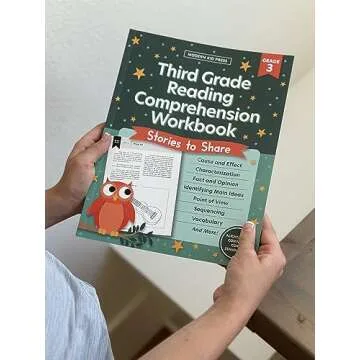 The 3rd Grade Reading Comprehension Workbook for Kids: Fun and Engaging Stories and Activities to Foster a Love of Literature and Keep Your Child Reading, Writing and Thinking Critically