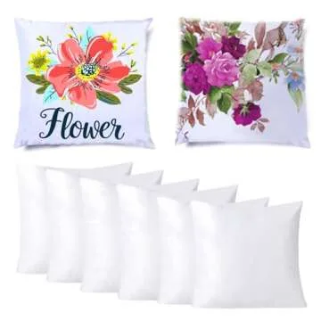 CALCA 10Pcs Sublimation Pillow Cases for Custom Decor