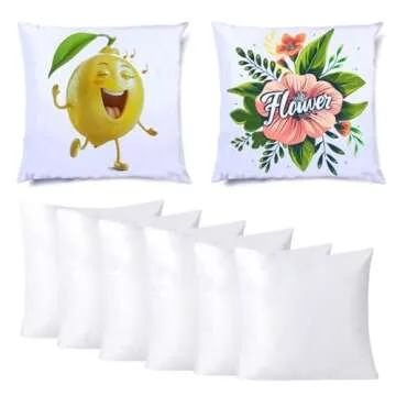 CALCA 10Pcs Sublimation Pillow Cases for Custom Decor