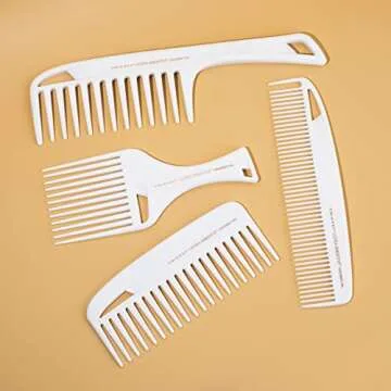 Cricket Ultra Smooth Coconut Conditioning Comb – Infused with Coconut Oil & Keratin for Frizz-Free Shine and Hydration, Ideal for Mid-Length, Thick, and Textured Hair