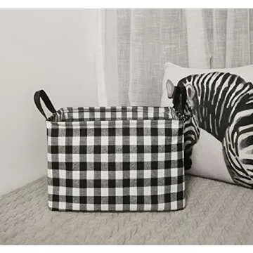 KUNRO Rectangle Toy Bin for Nursery and Home Storage