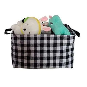 KUNRO Rectangle Toy Bin for Nursery and Home Storage