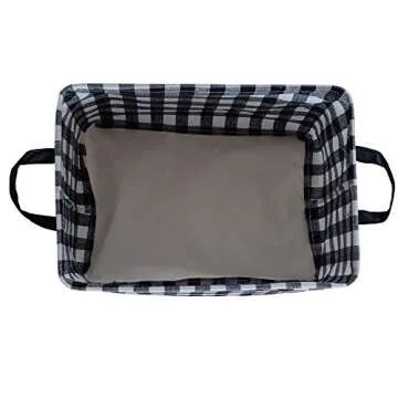 KUNRO Rectangle Toy Bin for Nursery and Home Storage