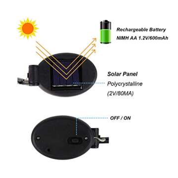 KAIXOXIN Solar Fish Garden Lights for Outdoor Decor