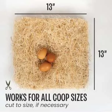 Premium Aspen Nesting Liners for Happy Chickens